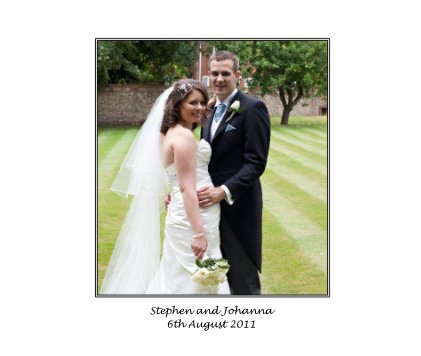 Stephen and Johanna 6th August 2011 book cover