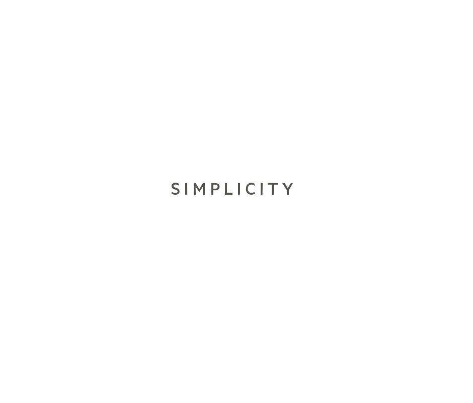 View Simplicity by Martin Heffer