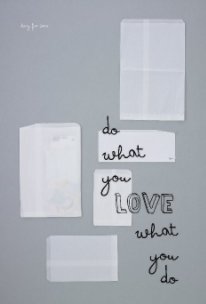 Notebook "Do what you LOVE what you do" book cover