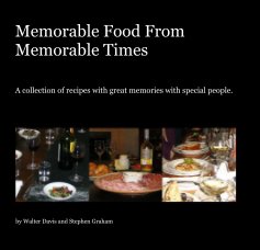 Memorable Food From Memorable Times book cover