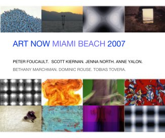 ART NOW MIAMI BEACH 2007 book cover