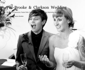 Pitt-Brooke & Clarkson Wedding book cover