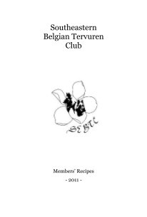 Southeastern Belgian Tervuren Club book cover