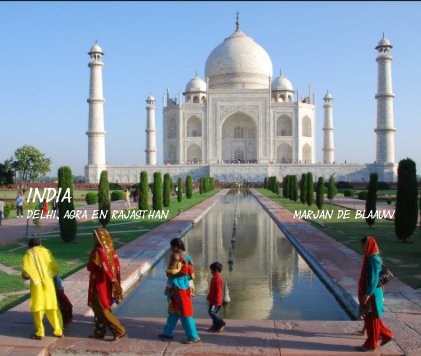 India Delhi, Agra en Rajasthan book cover