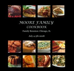 MOORE FAMILY COOKBOOK book cover