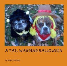 A TAIL WAGGING HALLOWEEN book cover