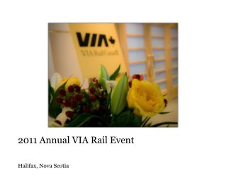 2011 Annual VIA Rail Event book cover