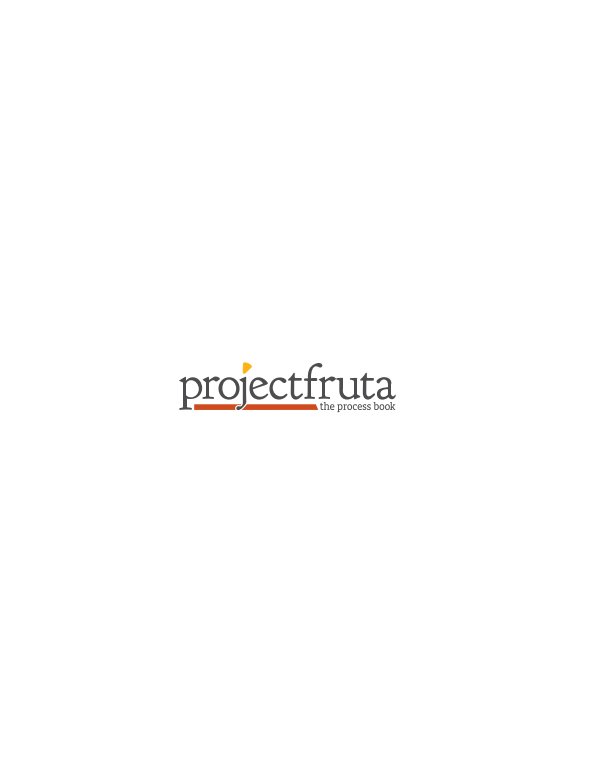 View Projectfruta process book by Carlos Báez