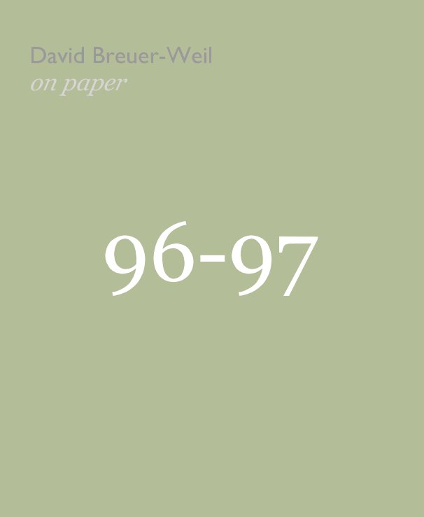View David Breuer-Weil: on paper by Chris Craig