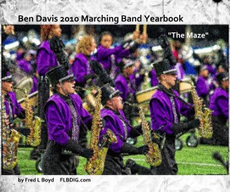 Ben Davis 2010 Marching Band Yearbook book cover