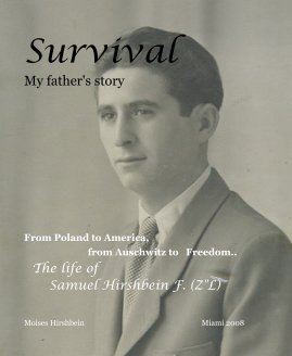 Survival My father's story book cover