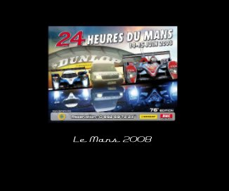 Le Mans 2008 book cover