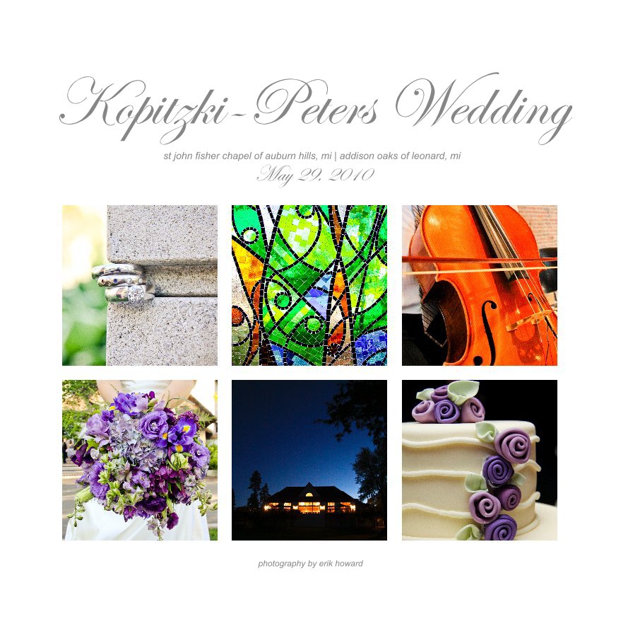 View Kopitzki-Peters Wedding by photography by erik howard