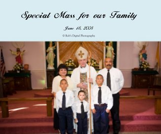 Special Mass for our Family book cover