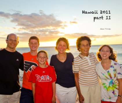 Hawaii 2011 part II book cover