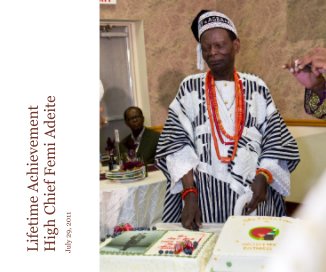 Lifetime Achievement High Chief Femi Adeite book cover