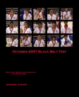 October 2007 Black Belt Test book cover