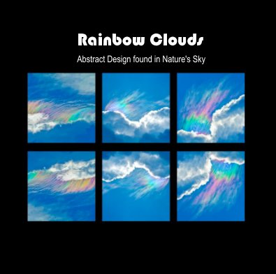 Rainbow Clouds Abstract Design found in Nature's Sky book cover