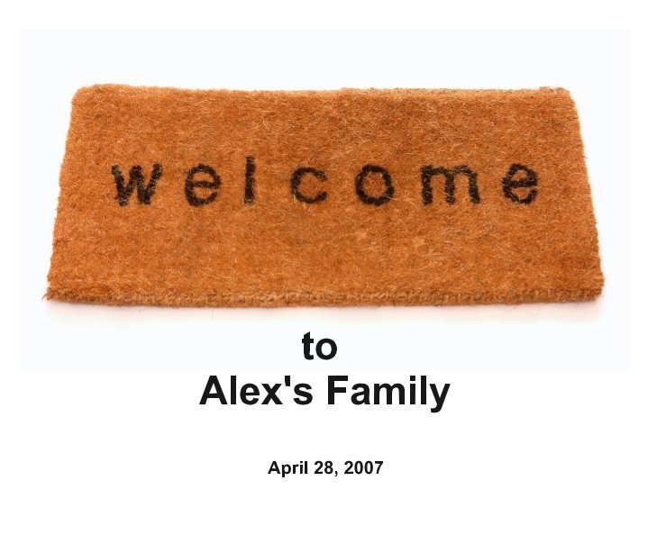 Visualizza Welcome to Alex's Family di jenyd2002