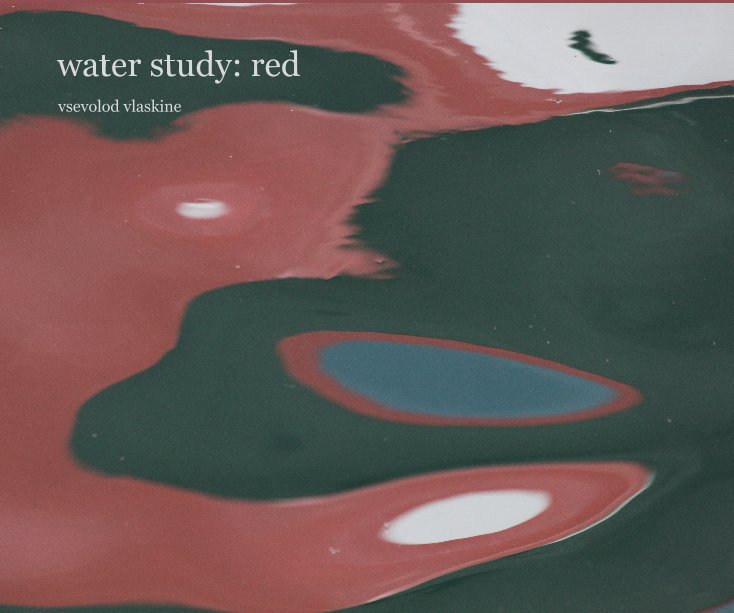 Ver water study: red por vsevolod vlaskine