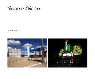 theaters and theatres book cover