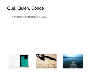 Qué, Quién, Dónde book cover