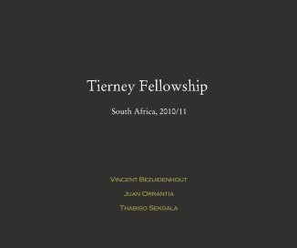 Tierney Fellowship Catalogue book cover