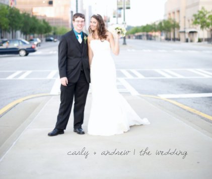 carly + andrew | the wedding book cover