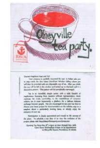 Olneyville Tea Project book cover