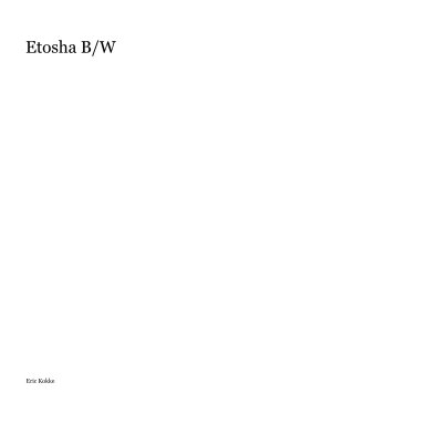 Etosha B/W book cover