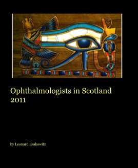 Ophthalmologists in Scotland 2011 book cover