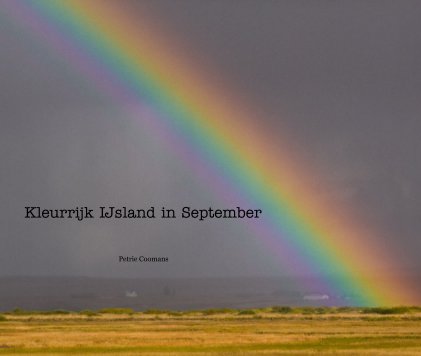 Kleurrijk IJsland in September book cover