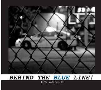 Behind the blue line book cover