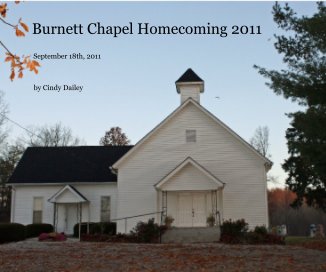 Burnett Chapel Homecoming 2011 book cover