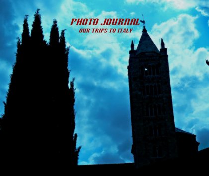 photo journal OUR TRIPS TO ITALY book cover