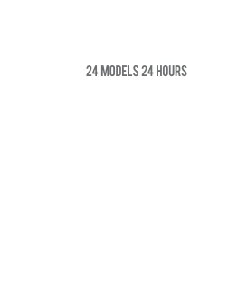 24 Models 24 Hours book cover
