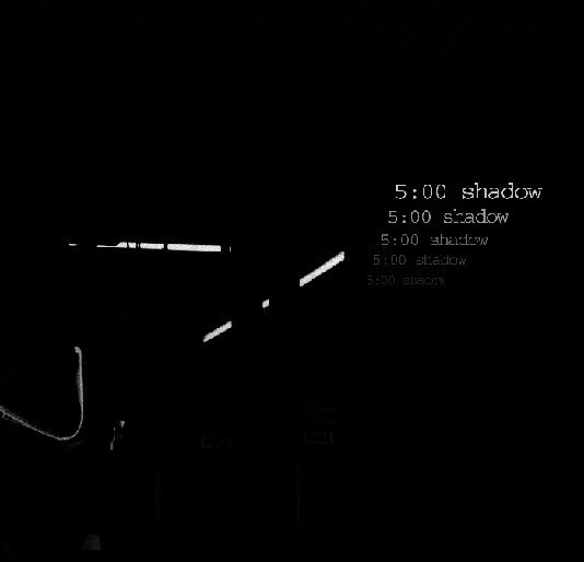 Bekijk 5:00 shadow op James Rajotte