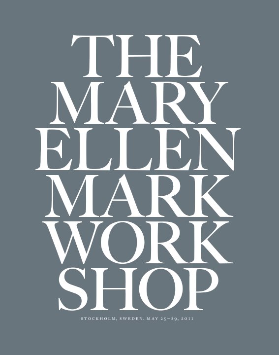 View The Mary Ellen Mark Workshop (softcover) by Fotografiska