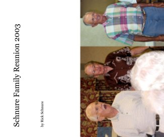 Schnure Family Reunion 2003 book cover