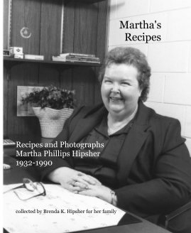 Martha's Recipes book cover