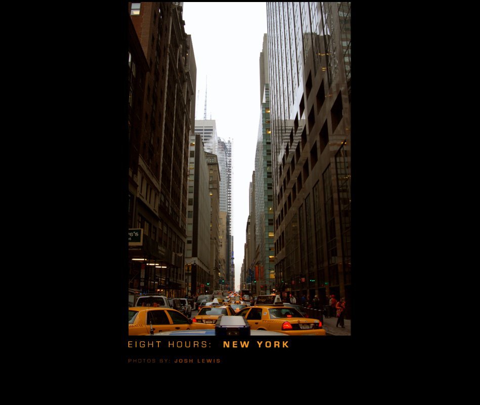 View EIGHT HOURS:  NEW YORK by Josh Lewis