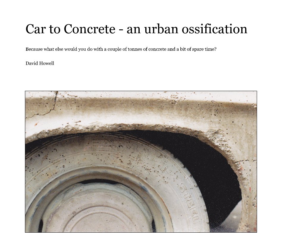 View Car to Concrete - an urban ossification by David Howell