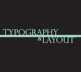 Typography & Layout book cover