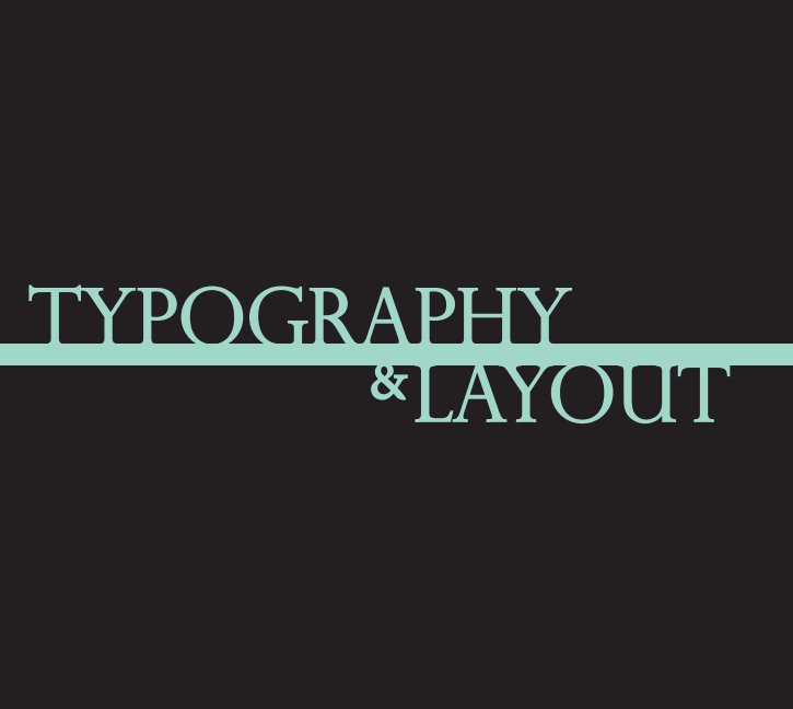 Visualizza Typography & Layout di Madison Meyer