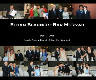 Ethan Blauner - Bar Mitzvah book cover