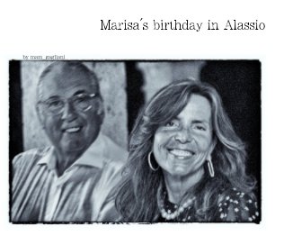 Marisa's birthday in Alassio book cover