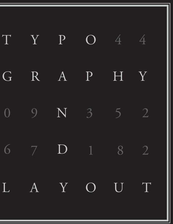 Ver typography and layout por F. Anthony Holguin