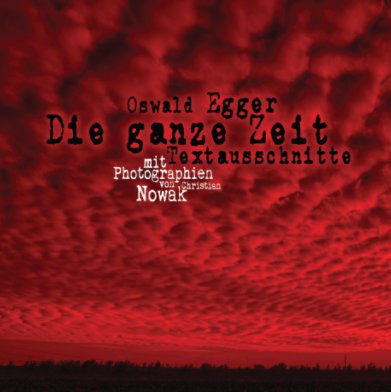 Oswald Eggers 'Die ganze Zeit' book cover