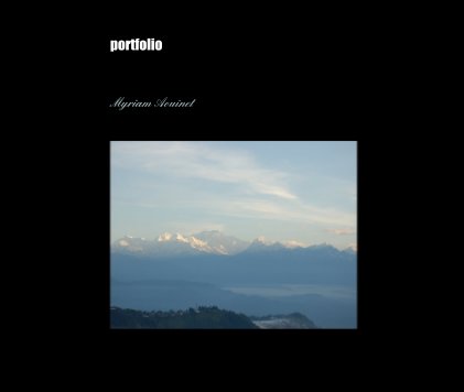 portfolio book cover
