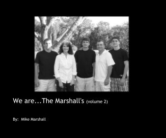 We are...The Marshall's (volume 2) book cover